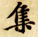 楷书 集