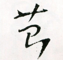 草书 苔