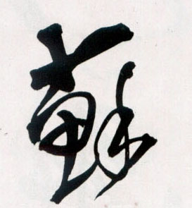 草书 苏