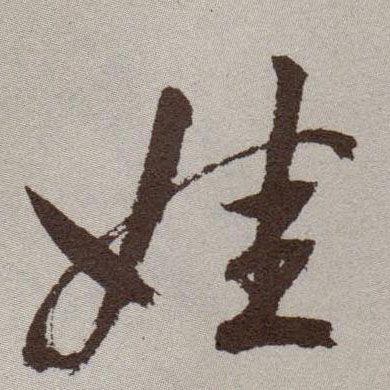 草书 娃