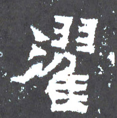 楷书 濯