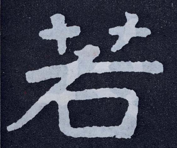 楷书 若