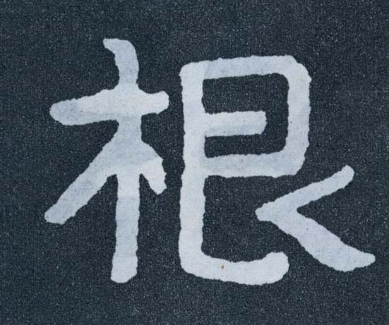 楷书 根