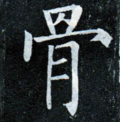 楷书 骨