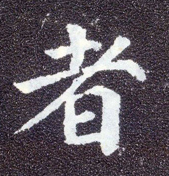 楷书 者