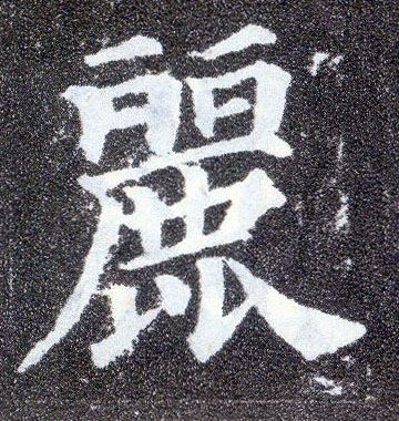 楷书 丽