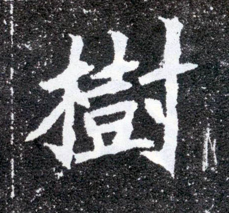 楷书 树