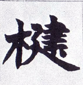 楷书 楗
