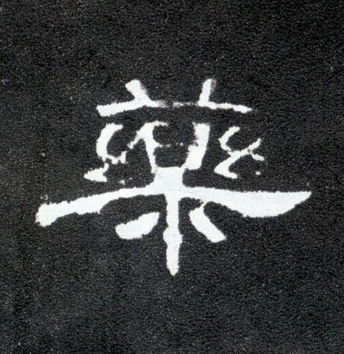 隶书 药