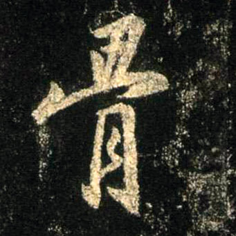行书 骨